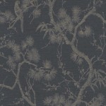 Tapeta 37867-2 Metropolitan Stories 2 AS Creation tapeta na flizelinie w stylu azjatyckim ze złotym efektem – szara, metaliczna, czarna
