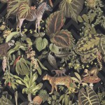 Tapeta 37990-1 Michalsky 4 Change is good AS Creation designerska tapeta michalsky jungle leaves & animals – kolorowa, czarna