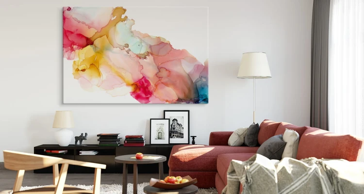 Obraz Na Płótnie Kolorowa Abstrakcja