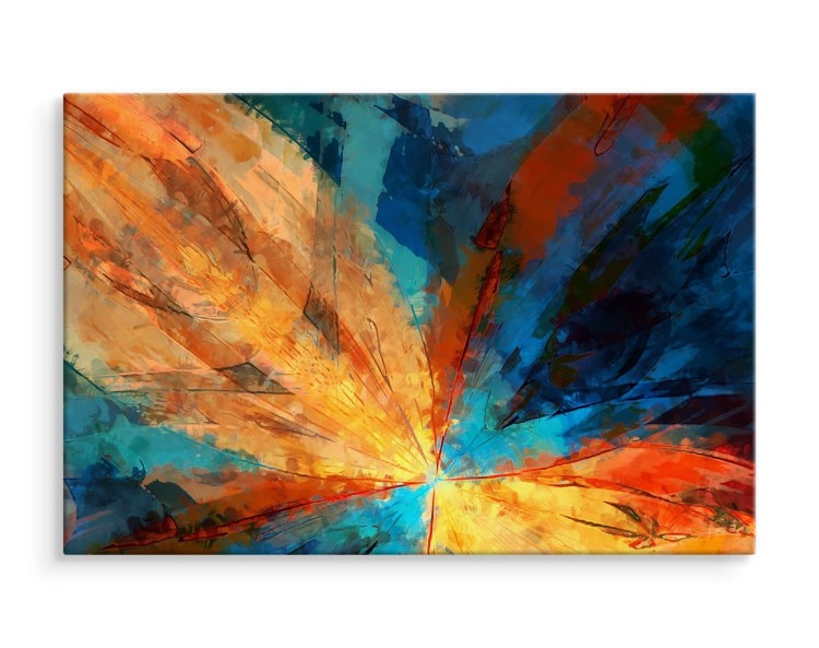 Obraz Na Płótnie Abstrakcyjna Wariacja Kolorów