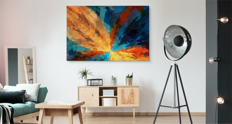 Obraz Na Płótnie Abstrakcyjna Wariacja Kolorów