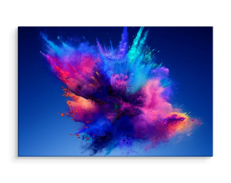 Obraz Na Płótnie Abstrakcyjna Eksplozja Barw