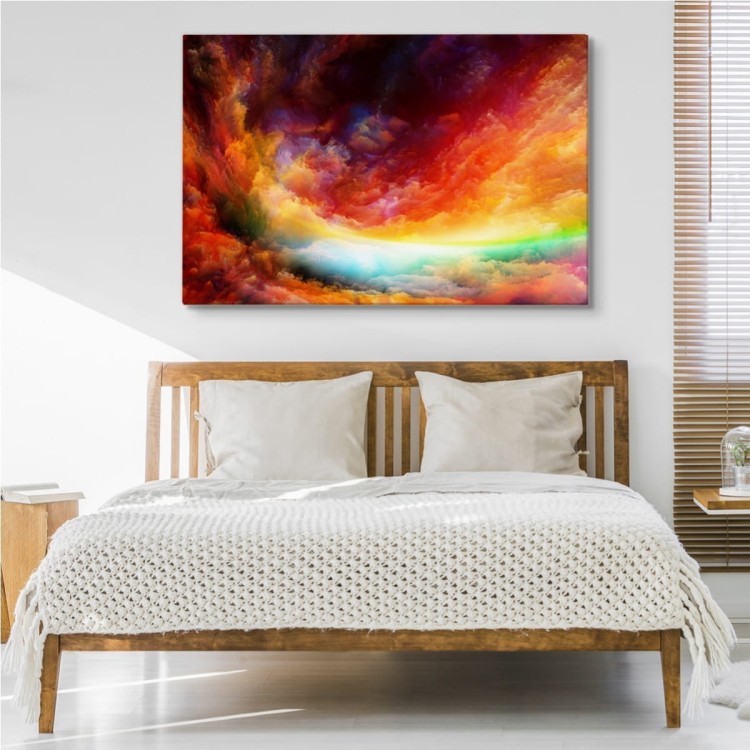 Obraz Na Płótnie Abstrakcyjne Barwy Nieba