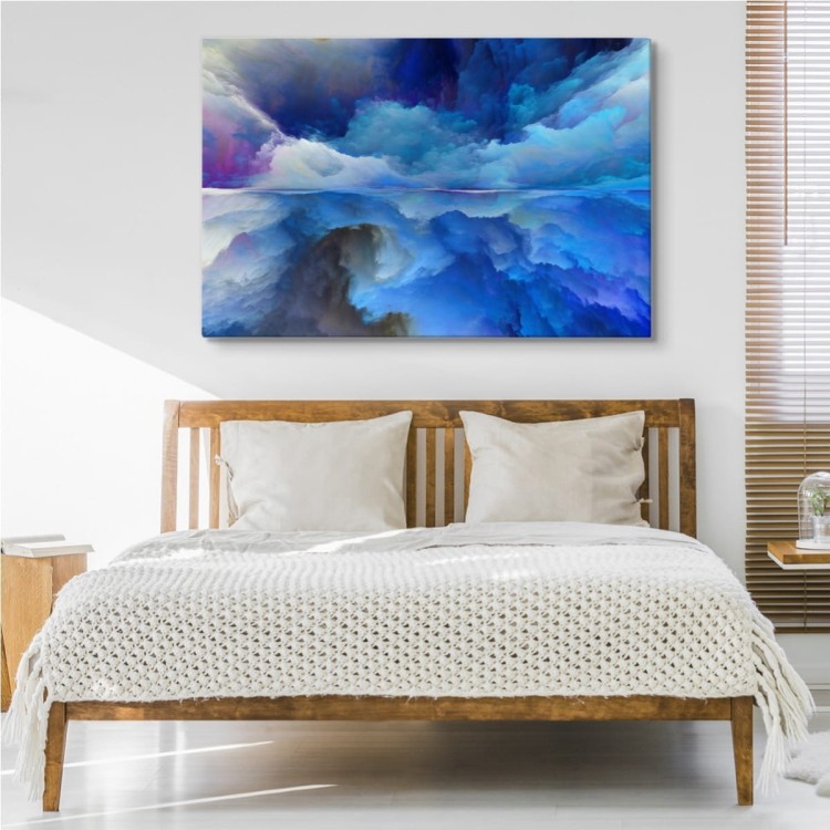 Obraz Na Płótnie Abstrakcyjne Odbicie Chmur