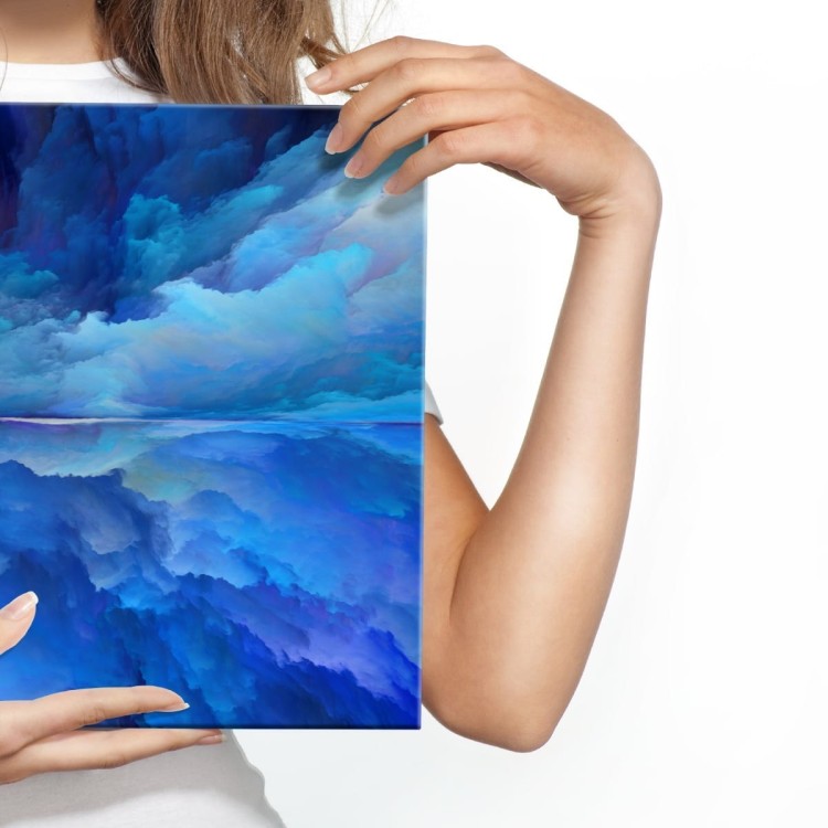 Obraz Na Płótnie Abstrakcyjne Odbicie Chmur