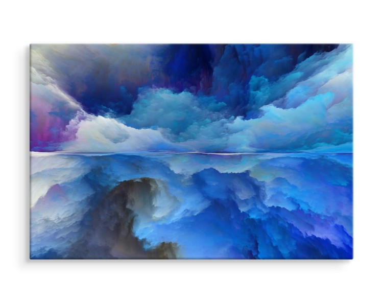 Obraz Na Płótnie Abstrakcyjne Odbicie Chmur