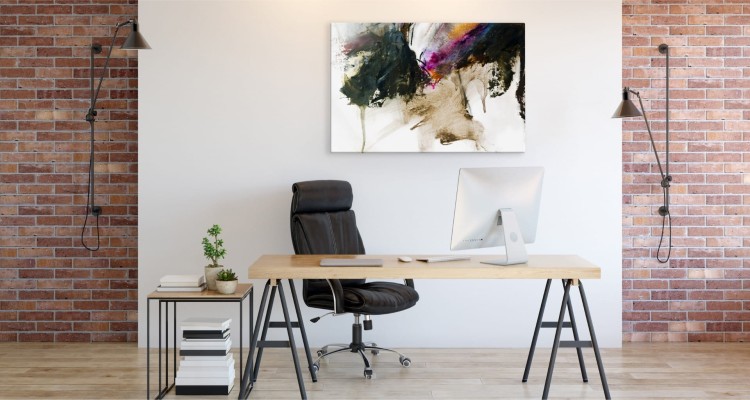 Obraz Na Płótnie Abstrakcja Z Plamami