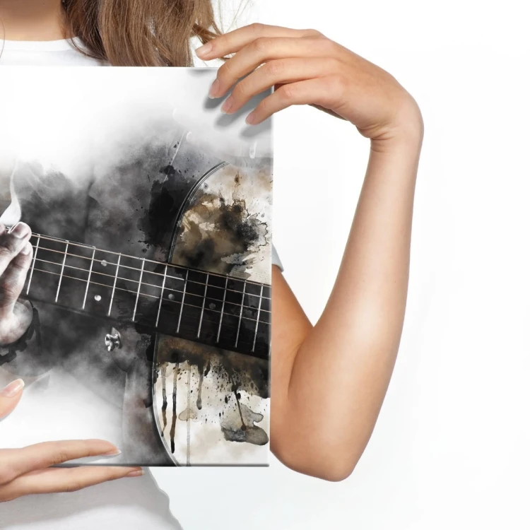 Obraz Na Płótnie Abstrakcyjna Gitara