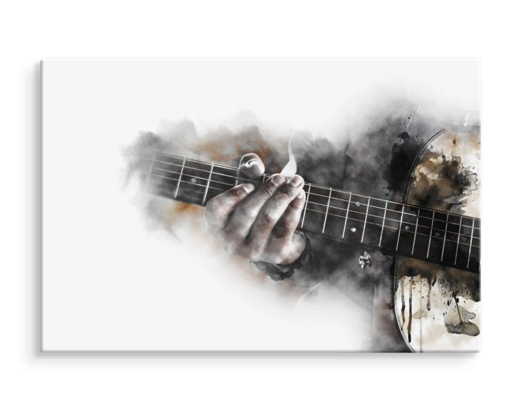 Obraz Na Płótnie Abstrakcyjna Gitara