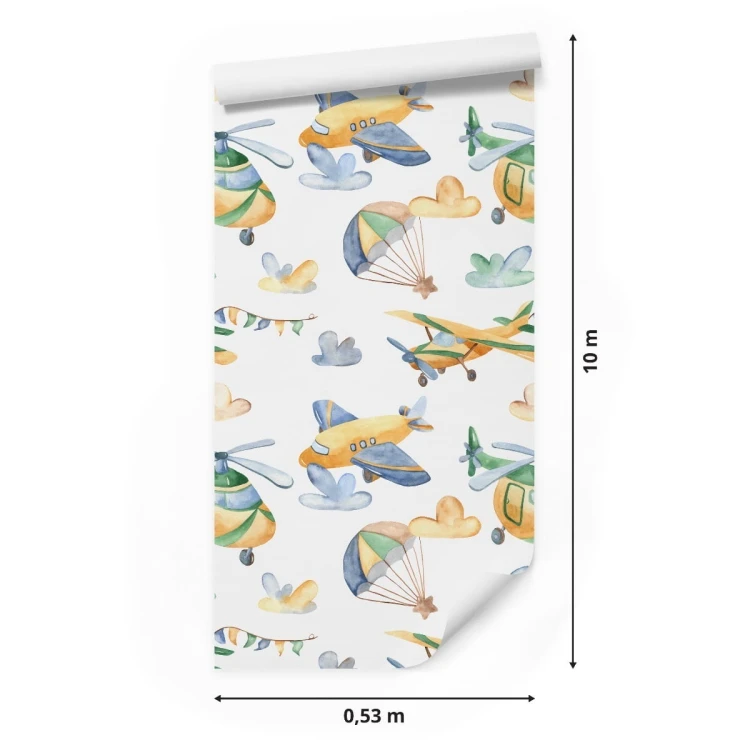 Tapeta Malowane Samoloty I Helikoptery