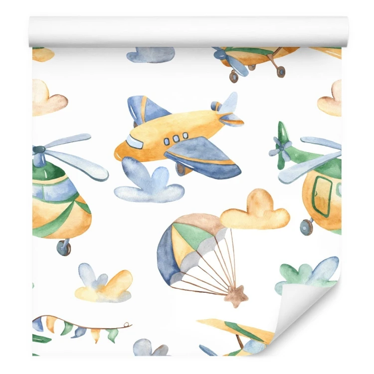 Tapeta Malowane Samoloty I Helikoptery