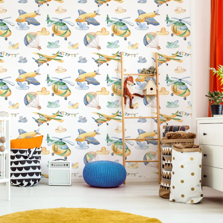 Tapeta Malowane Samoloty I Helikoptery