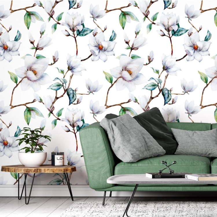 Tapeta Biała Magnolia