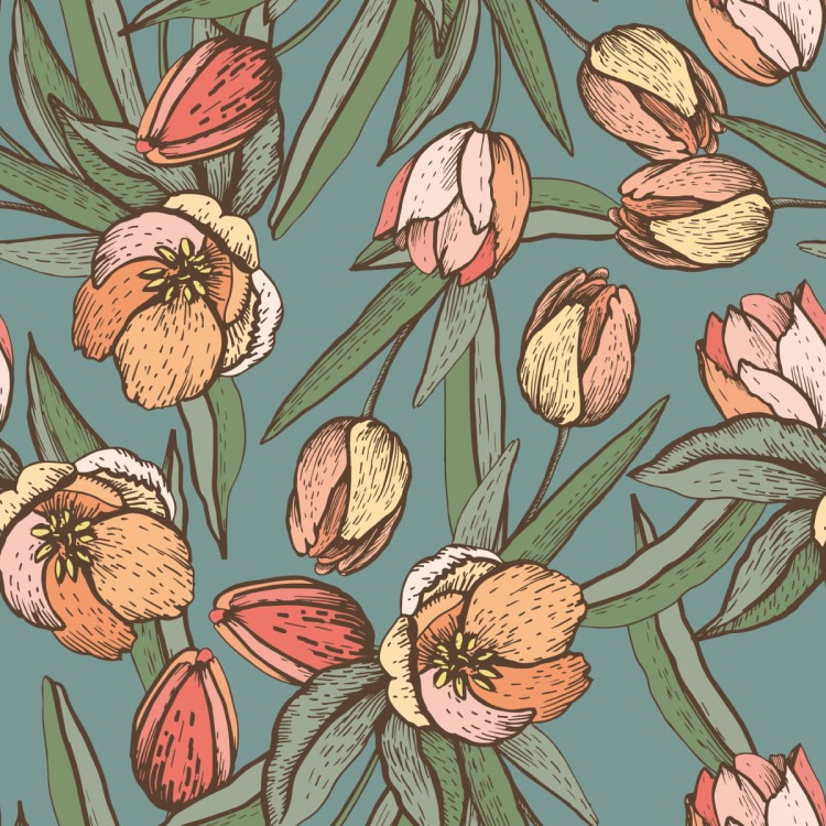 Tapeta Wiosenne Tulipany