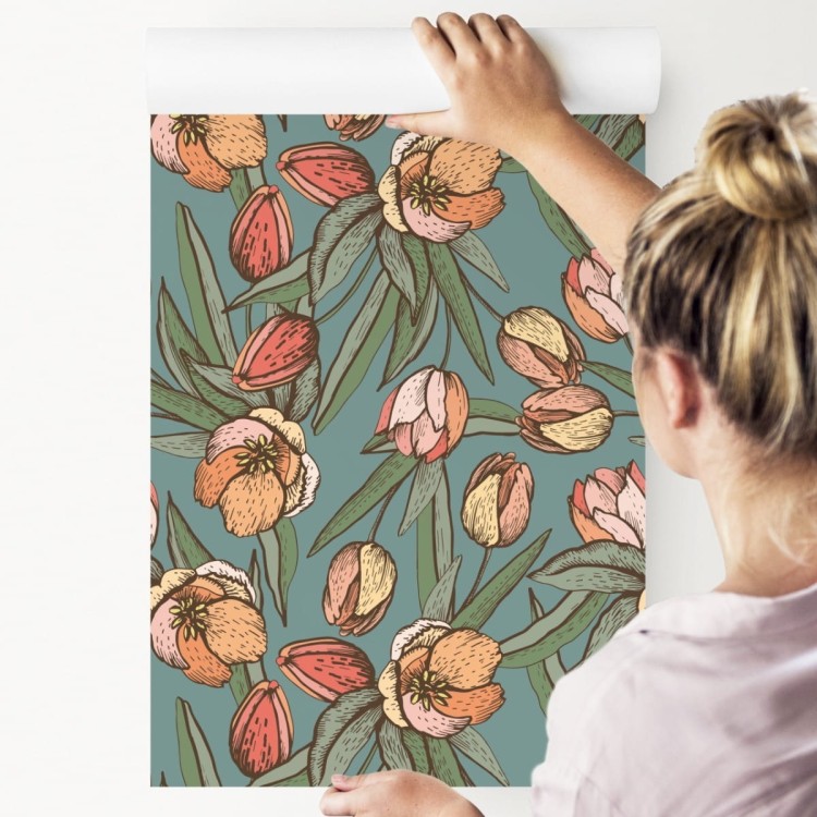 Tapeta Wiosenne Tulipany