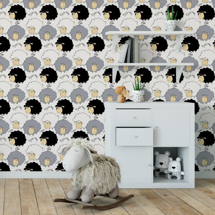 Tapeta Uśmiechnięte Owce