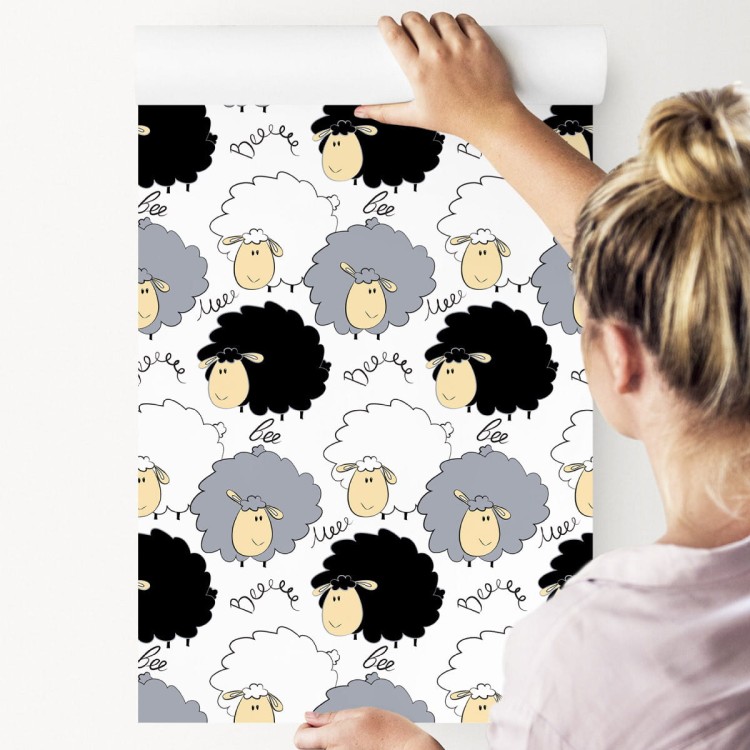 Tapeta Uśmiechnięte Owce