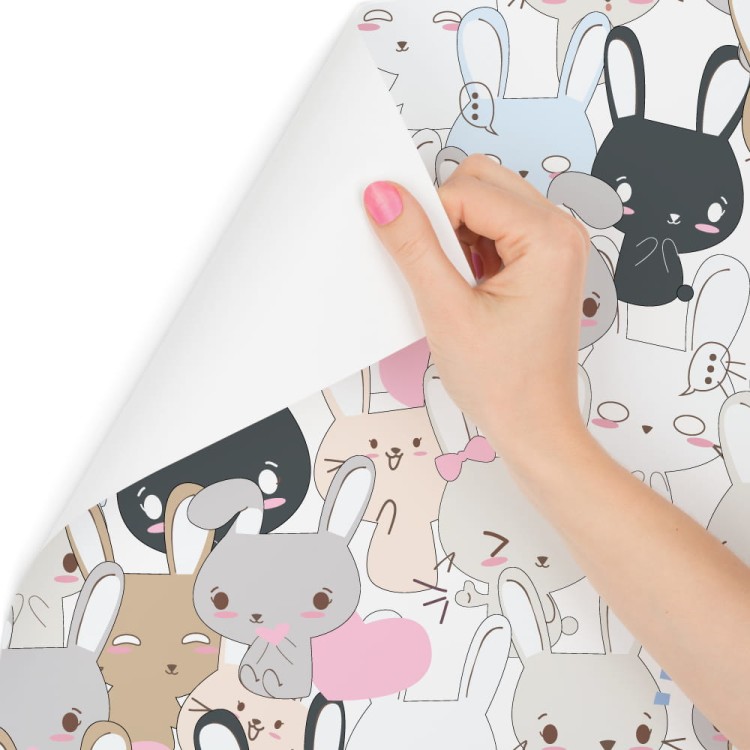 Tapeta Króliki Na Jasnym Tle