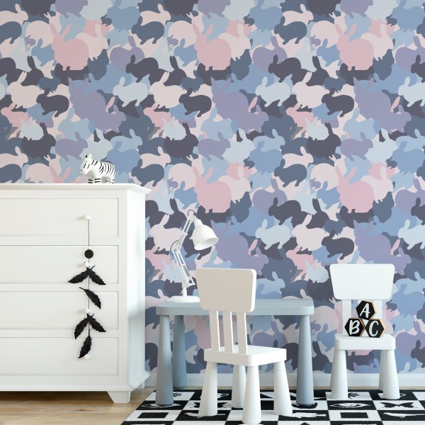 Tapeta Króliki W Różnych Kolorach