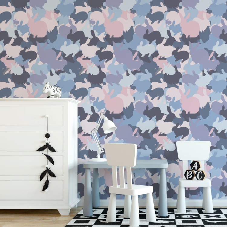 Tapeta Króliki W Różnych Kolorach