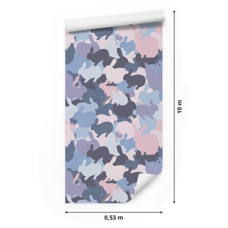 Tapeta Króliki W Różnych Kolorach