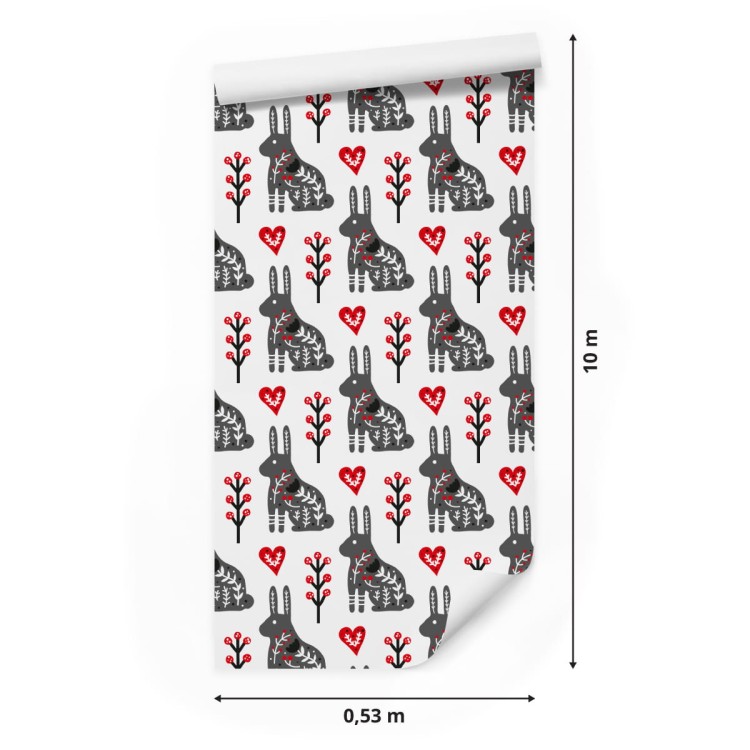 Tapeta Króliki W Ciekawej Odsłonie