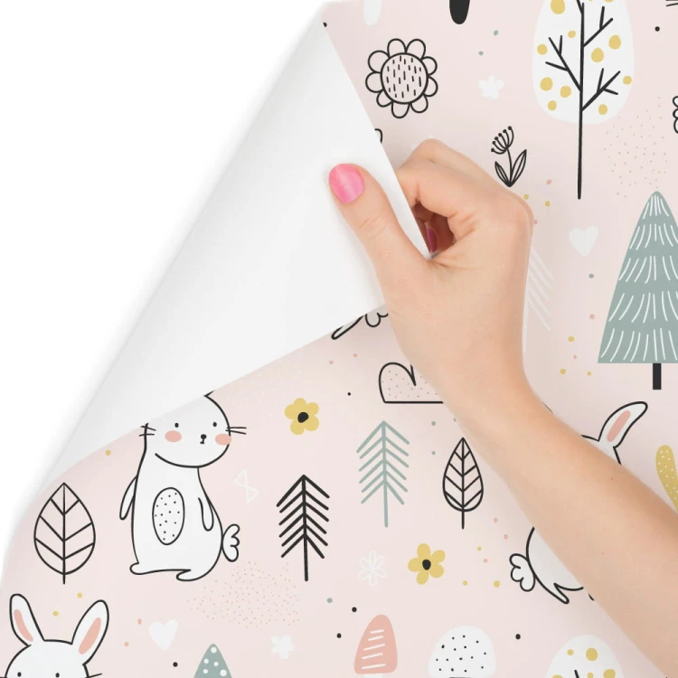 Tapeta Króliki Wśród Drzew