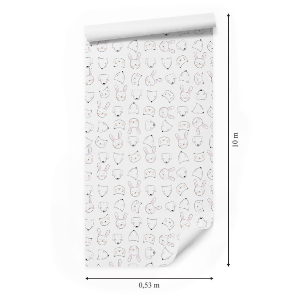 Tapeta Króliki Pieski