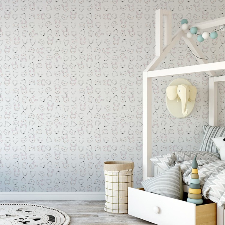 Tapeta Króliki Pieski