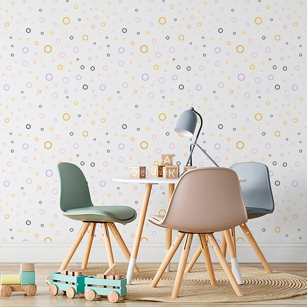 Tapeta Delikatne Kółka