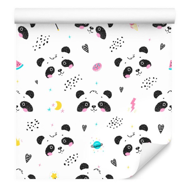 Tapeta Pandy Z Pączkami