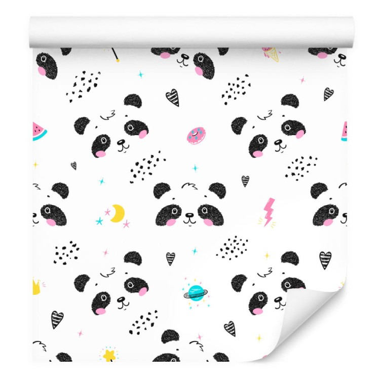 Tapeta Pandy Z Pączkami