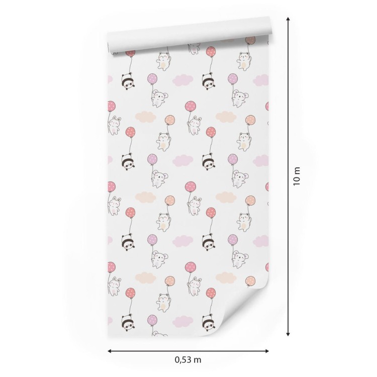 Tapeta Zwierzęta Z Balonikami