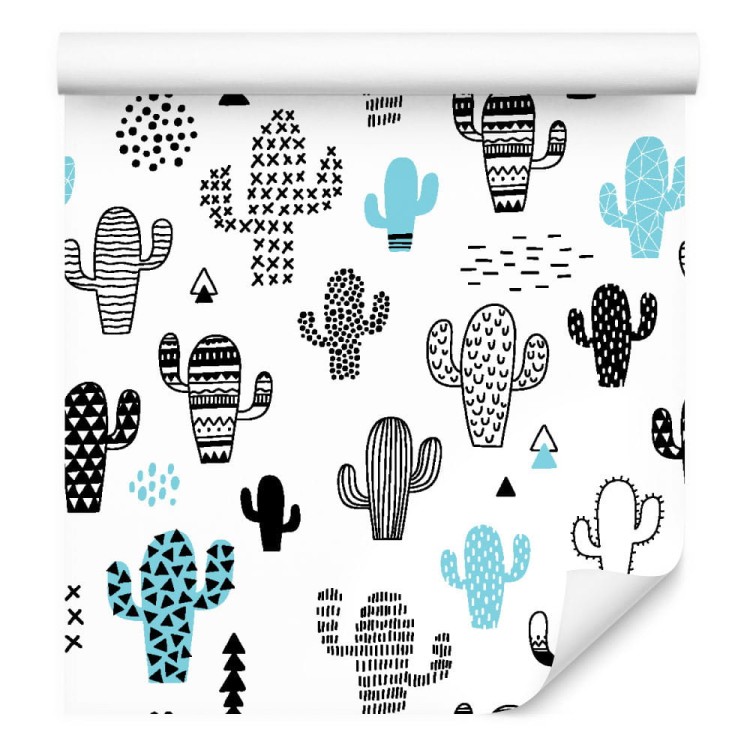 Tapeta Ścienna Kaktusy, Rośliny, Styl Skandynawski