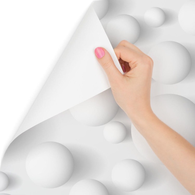 Tapeta Nowoczesna 3D, Kule, Do Sypialni, Salonu