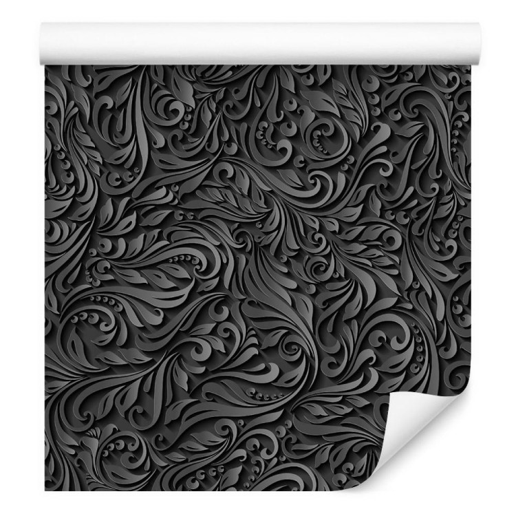 Tapeta 3D, Nowoczesna, Liście, Do Salonu, Biura