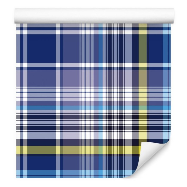 Tapeta W Kratkę, Nowoczesna, Do Salonu, Biura