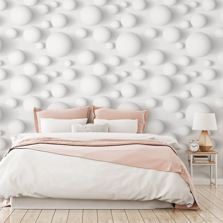 Tapeta Nowoczesna 3D, Kule, Do Sypialni, Salonu