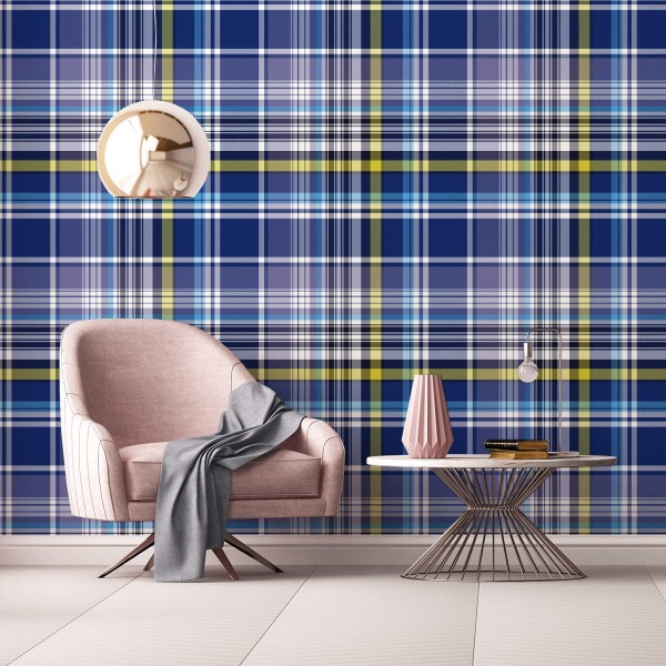 Tapeta W Kratkę, Nowoczesna, Do Salonu, Biura