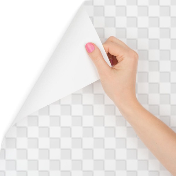 Tapeta Optyczna, Nowoczesna W Kratkę Do Sypialni