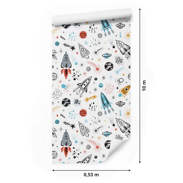 Tapeta Kosmos, Planety, Gwiazdy Pokój Dziecięcy