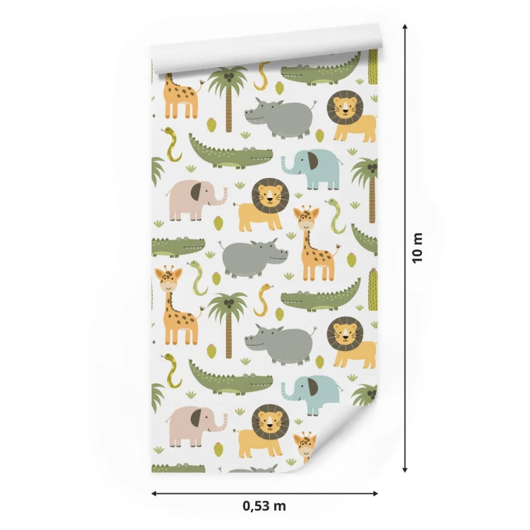 Tapeta Dla Dzieci Dzikie Zwierzęta