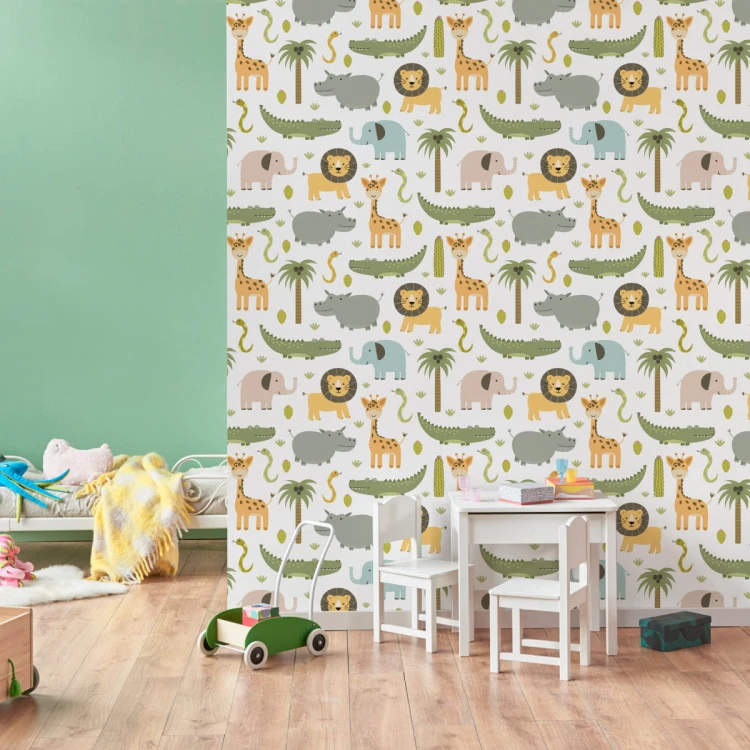 Tapeta Dla Dzieci Dzikie Zwierzęta