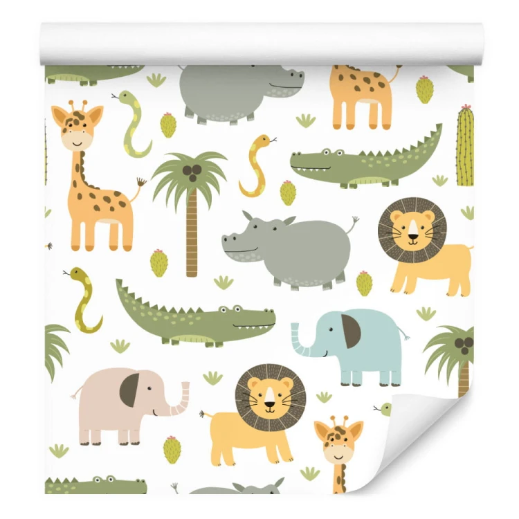 Tapeta Dla Dzieci Dzikie Zwierzęta