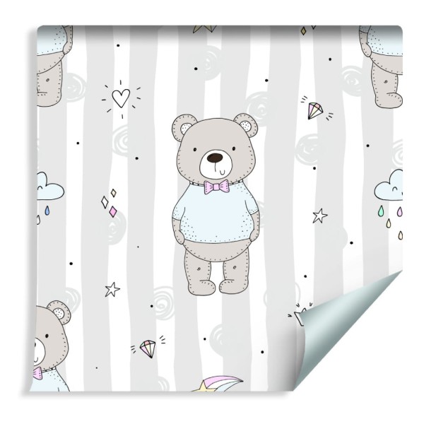 Tapeta Dla Dzieci - Zabawne Misie