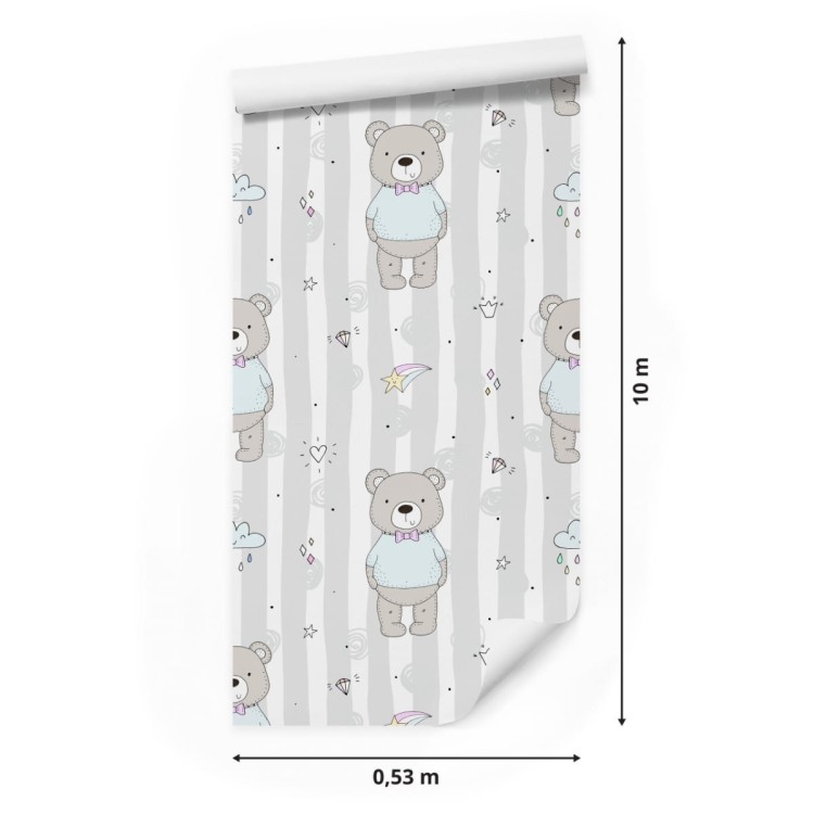 Tapeta Dla Dzieci - Zabawne Misie