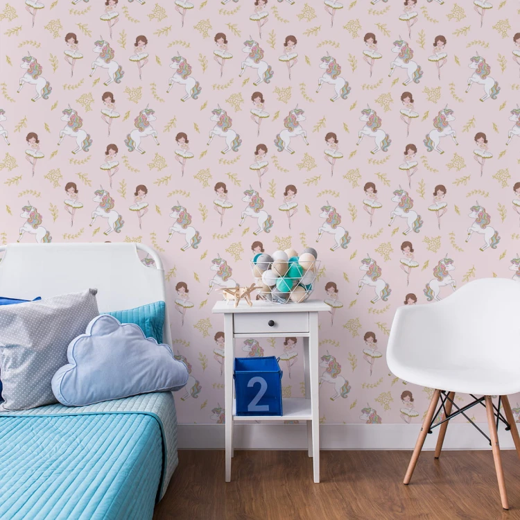 Tapeta Dla Dzieci - Jednorożce I Baletnice