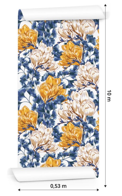Tapeta Kolorowe Kwiaty Magnolii