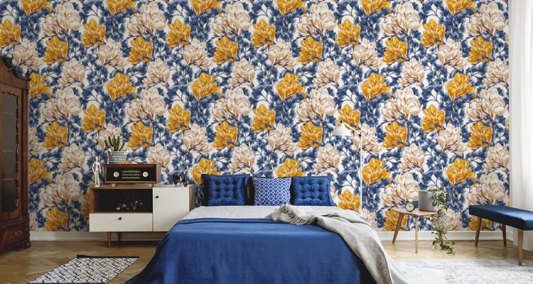 Tapeta Kolorowe Kwiaty Magnolii