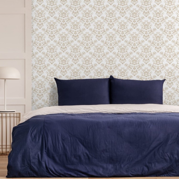 Tapeta Retro - Piękny Roślinny Wzór